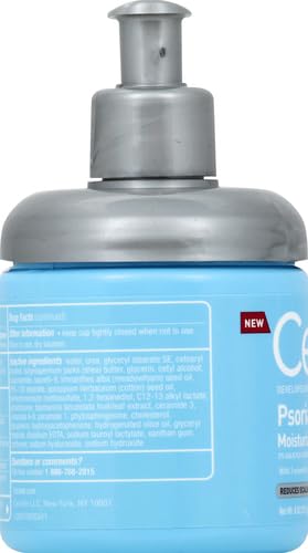 CeraVe Psoriasis Moisturizing Cream with Salicylic Acid & Urea for Itch Relief and Dry Skin Care, Fragrance-Free, 8 oz