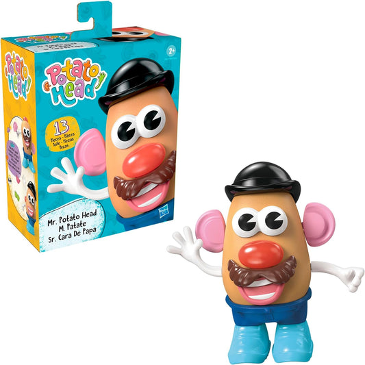 Potato Head Classic Toy Figure – 13 Interchangeable Parts for Creative Play, Perfect Preschool Gift for Kids Ages 2+ and Holiday Fun