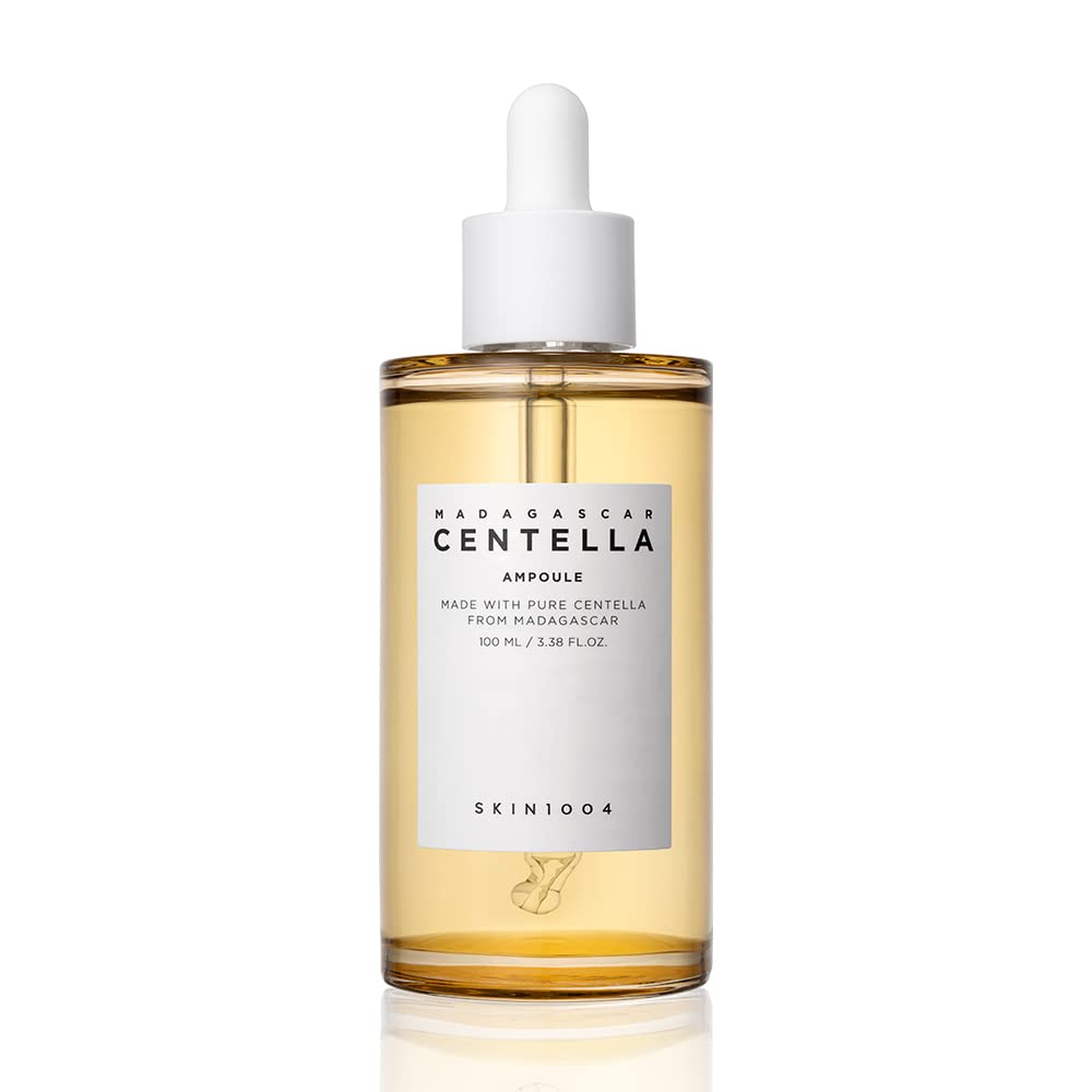 SKIN1004 Madagascar Centella Asiatica Ampoule Facial Serum – 3.38 fl.oz (100ml) | Calming, Hydrating, and Soothing Serum for Sensitive Skin