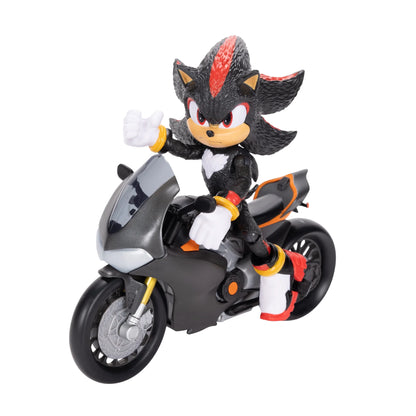 Sonic 3 Shadow Action Figure with Motorcycle - 5-inch Articulated Collectible