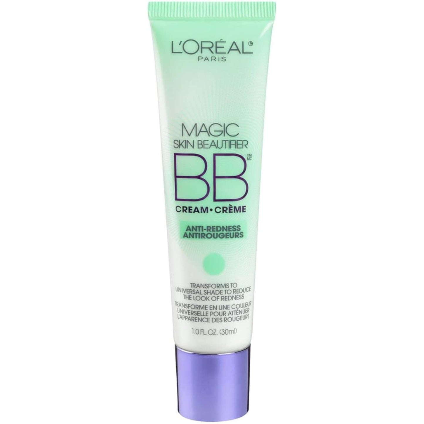 L'Oréal Paris Makeup Magic Skin Beautifier BB Cream Tinted Moisturizer, Anti-Redness, 1 oz