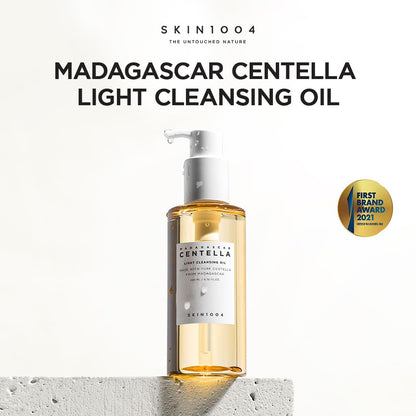 SKIN1004 Madagascar Centella Light Cleansing Oil – Gentle Oil Cleanser for Face, 6.76 fl oz (200ml) – Korean Facial Cleanser for Double Cleansing