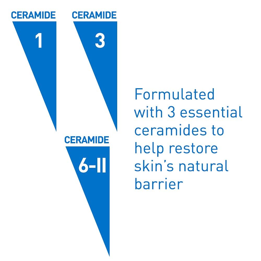 CeraVe Exfoliating Body Cream: Moisturizing Cream with Salicylic Acid, Lactic Acid, Hyaluronic Acid, Niacinamide & Ceramides – 12 oz, Fragrance-Free & Allergy-Tested