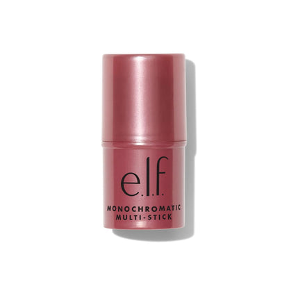 e.l.f. Monochromatic Multi Stick, Creamy & Lightweight Shimmering Color for Face, Lips & Eyes – Sparkling Rose, 0.17 Oz