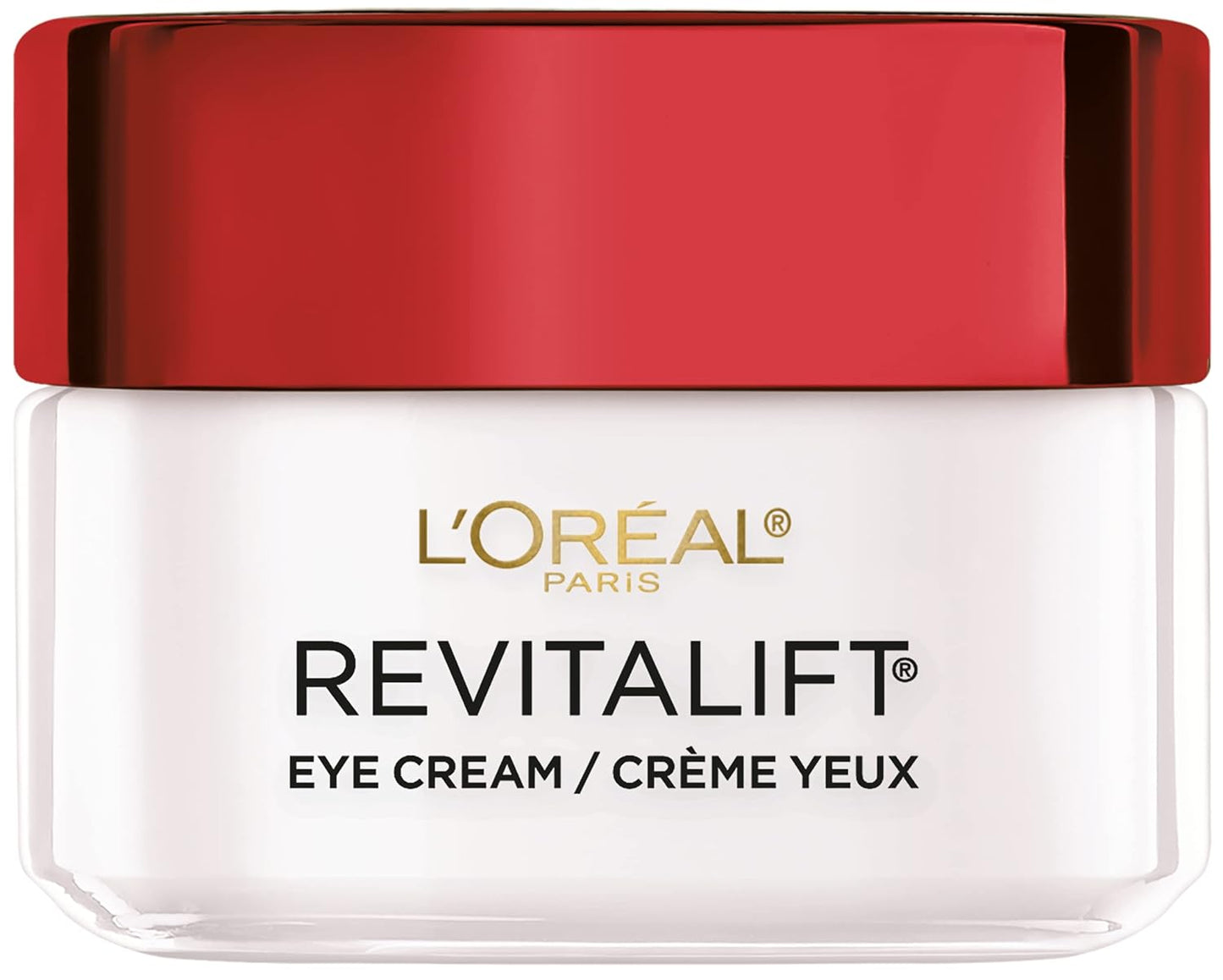 L'Oréal Paris Skincare Revitalift Anti-Wrinkle & Firming Eye Cream with Pro Retinol, Dark Circle Treatment, Fragrance-Free, 0.5 oz.