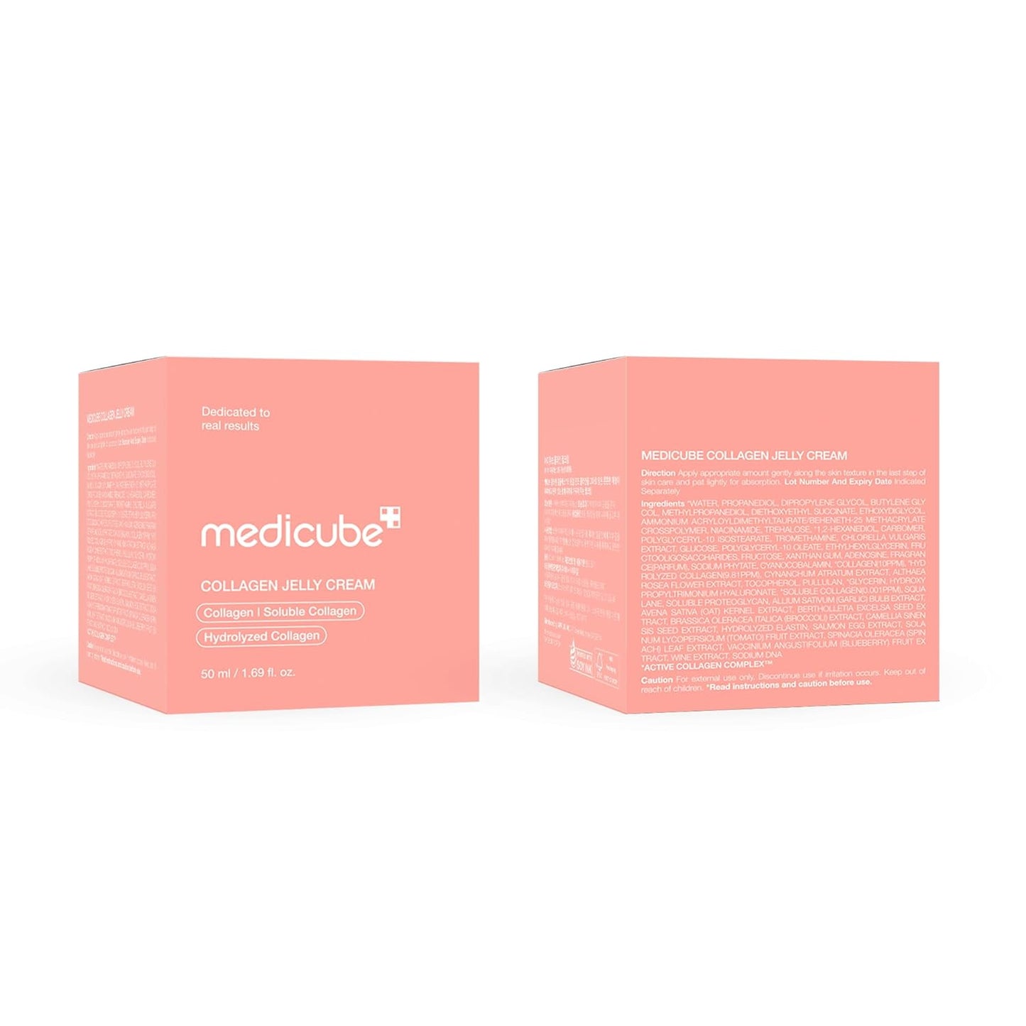 Medicube Collagen Jelly Cream, 3.71 fl. oz. – Hydrating Niacinamide & Freeze-Dried Hydrolyzed Collagen for 24-Hour Glow, Firmness, and Skin Barrier Support – No Artificial Colors