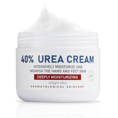 Urea Cream 40% - Intensive Foot & Hand Cream for Dry, Cracked Skin, Maximum Strength Urea Lotion for Feet