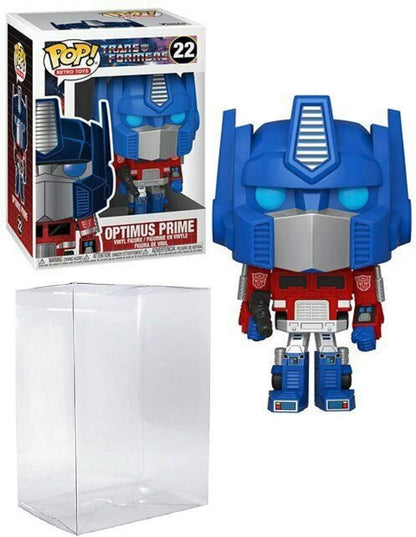 POP Optimus Prime #22 Retro Toys Transformers Vinyl Figure (with EcoTek Protector for Display Box Protection)