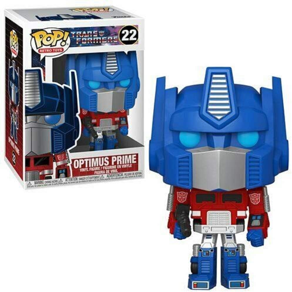 POP Optimus Prime #22 Retro Toys Transformers Vinyl Figure (with EcoTek Protector for Display Box Protection)