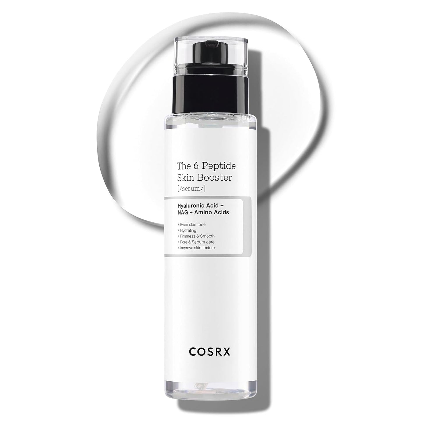 COSRX 6X Peptide Collagen Booster Toner Serum – Niacinamide & Hyaluronic Acid Facial Essence for Skin Renewal, Hydrating & Paraben-Free, Korean Skin Care, 5.07 fl oz (150mL)