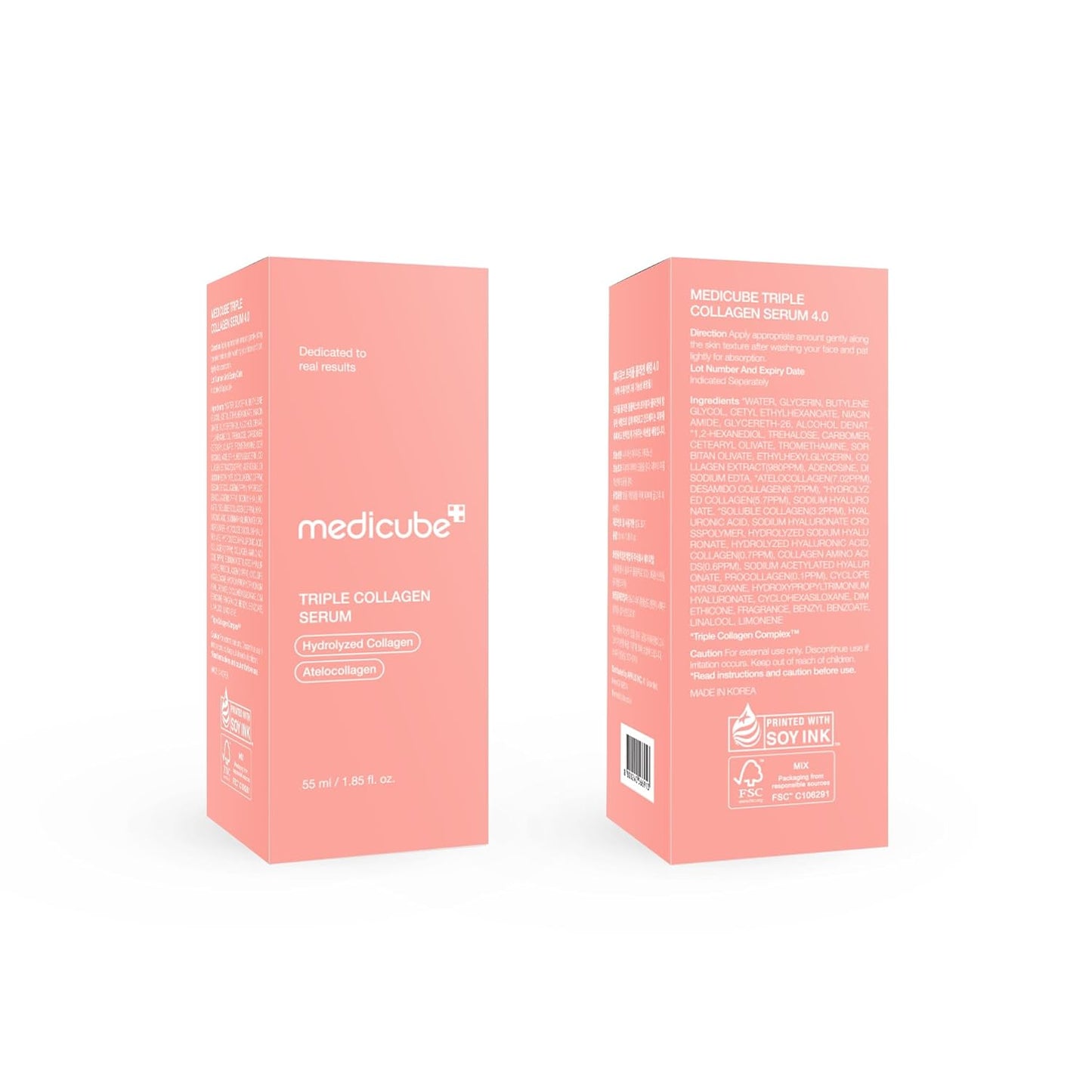 Medicube Triple Collagen Serum, 1.85 fl. oz – Lightweight Serum with Triple Collagen Complex, Niacinamide & Hyaluronic Acid for Nourishing Dull Skin – Korean Skincare