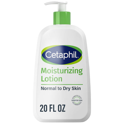 Cetaphil Hydrating Face & Body Moisturizer, 20 oz | Fragrance-Free, Hypoallergenic Lotion for Sensitive & All Skin Types