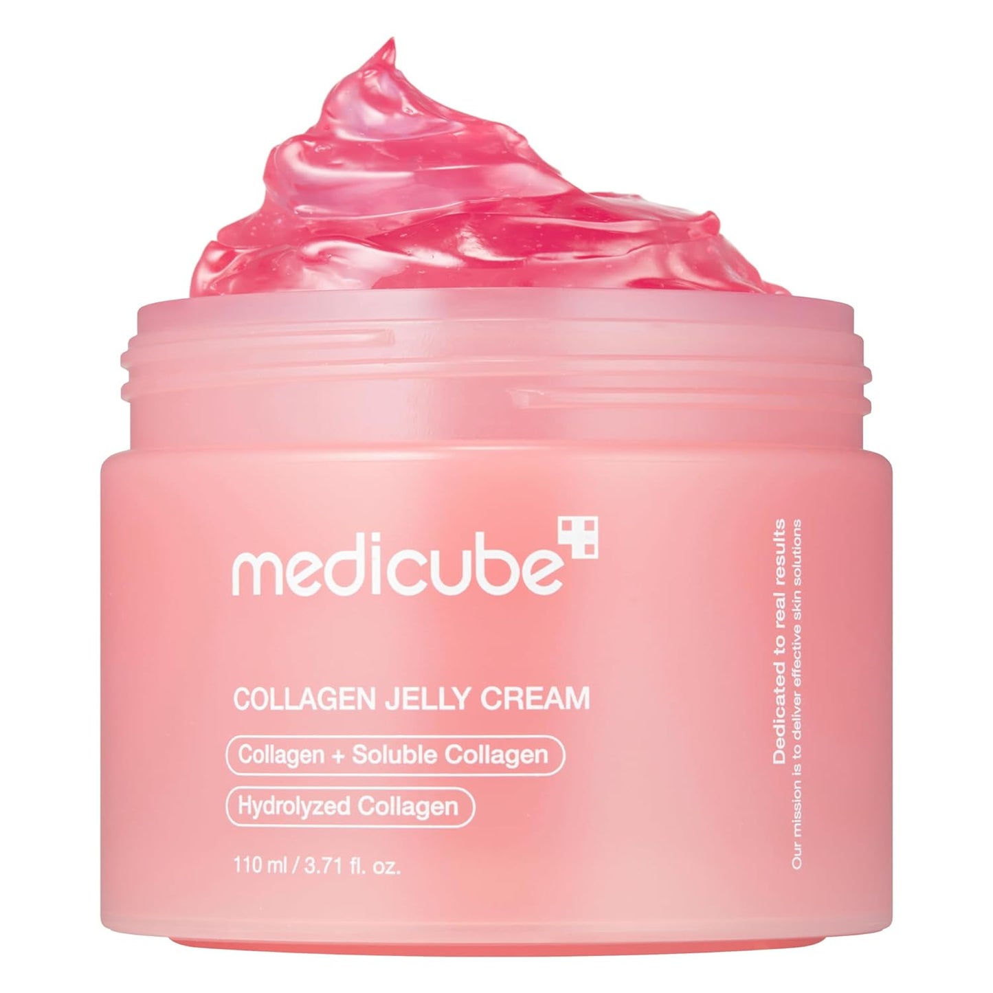 Medicube Collagen Jelly Cream, 3.71 fl. oz. – Hydrating Niacinamide & Freeze-Dried Hydrolyzed Collagen for 24-Hour Glow, Firmness, and Skin Barrier Support – No Artificial Colors