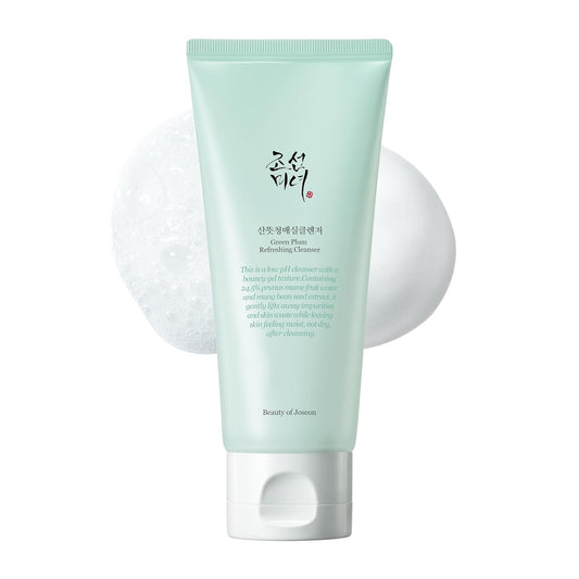 Beauty of Joseon Green Plum Refreshing Cleanser Gel | Deep Pore Cleansing, Acne Face Wash, Blackhead Remover for All Skin Types, Korean Skincare, 100ml (3.38 fl.oz)