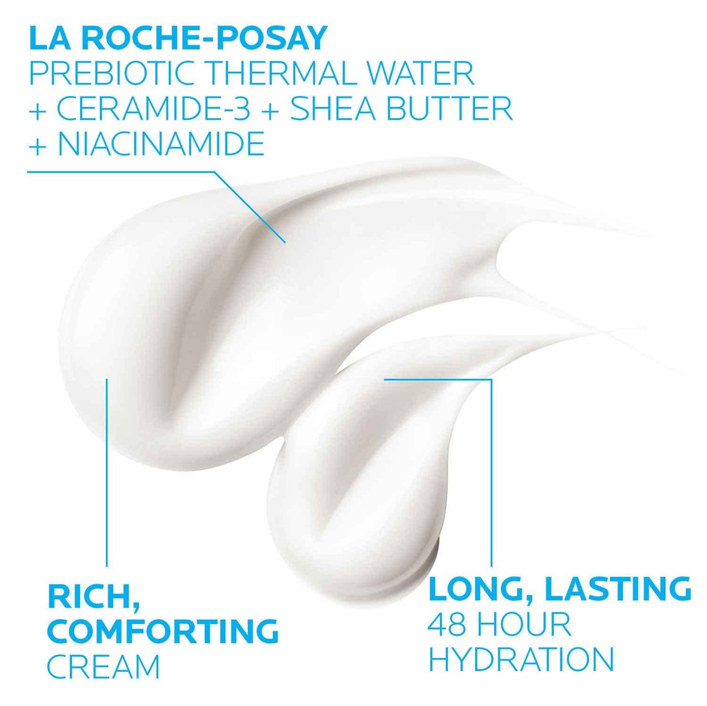 La Roche-Posay Lipikar AP+ Triple Repair Moisturizing Cream | Shea Butter & Niacinamide Face & Body Lotion for Dry, Sensitive Skin