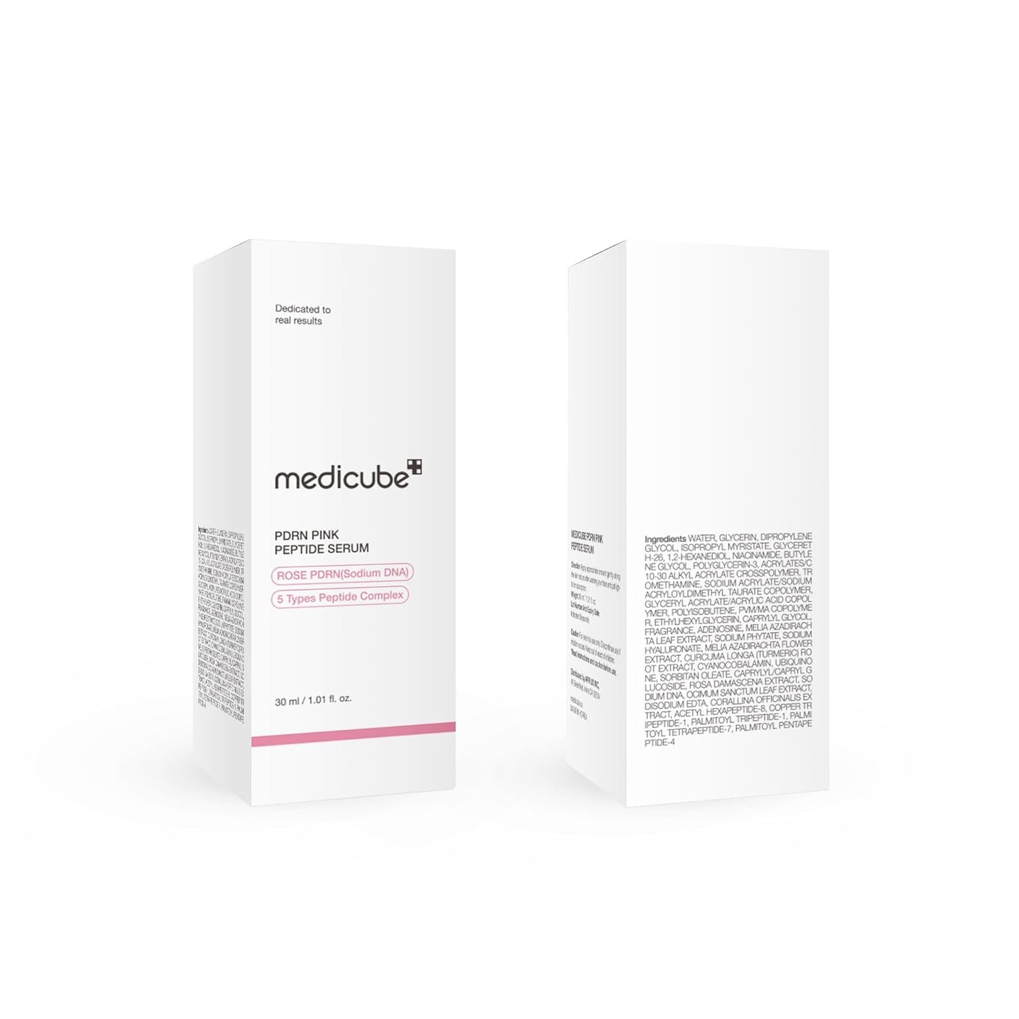 Medicube PDRN Pink Peptide Serum, 1.01 fl. oz. – Hydrating & Firming Serum with Peptide & Niacinamide for Pink Glow, Uneven Skin Tone, and Moisture Boost