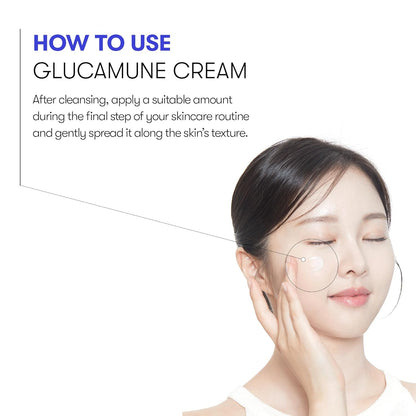 VT Cosmetics Glucamune Cream, 3.38 fl. oz. (100ml) – Lightweight Soothing & Calming Cream with Vegan Mucin for All Skin Types