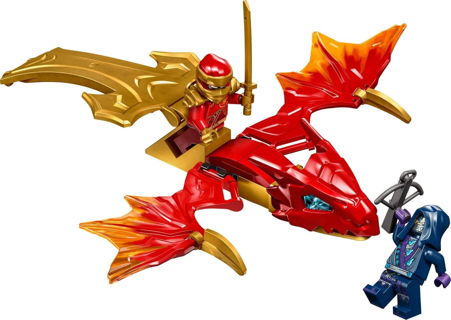 LEGO NINJAGO Kai’s Rising Dragon Strike Building Set – Ninja Battle Playset with Kai Minifigure, Perfect Gift for Kids Aged 6+ and Ninja Fans, 71801