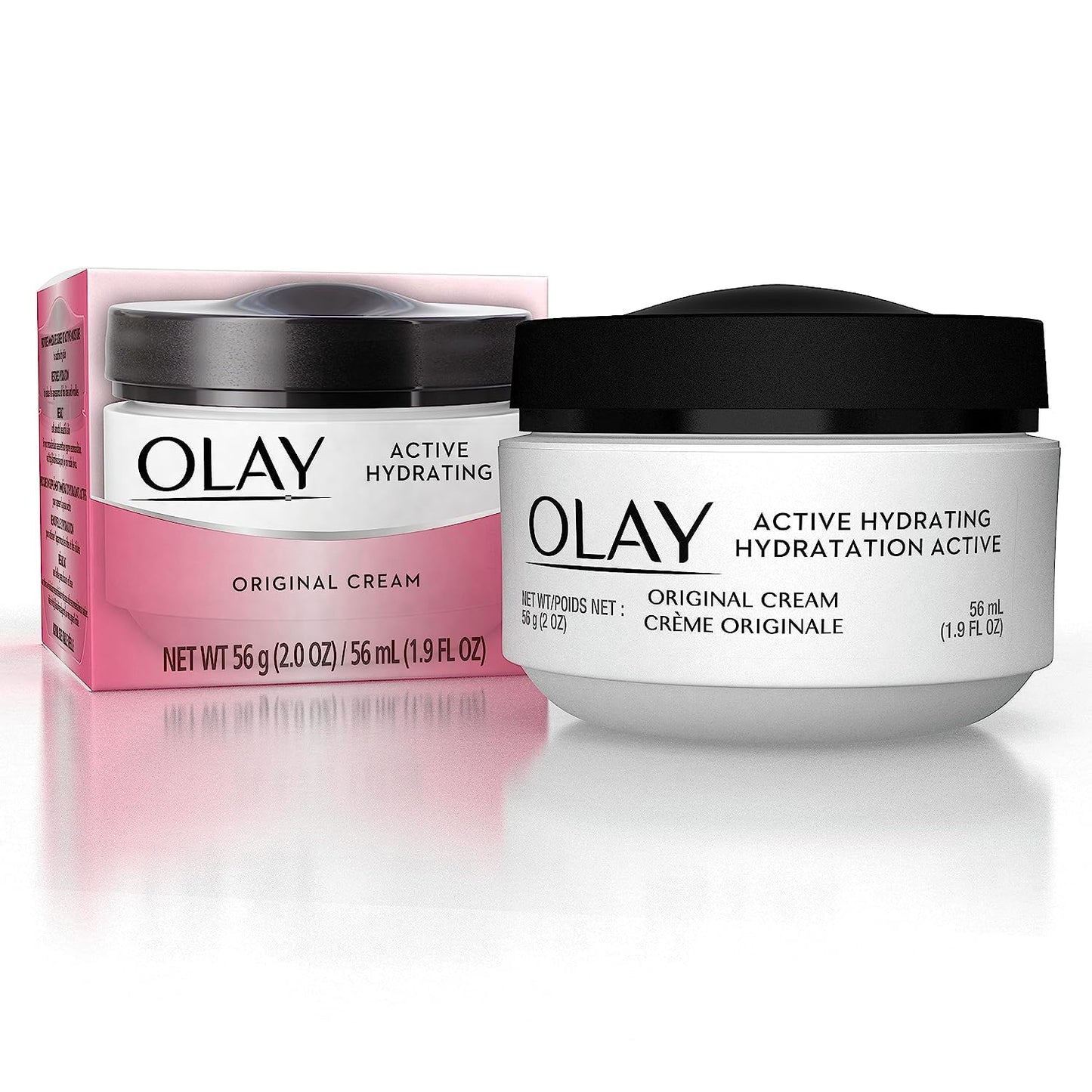 Olay Active Hydrating Face Moisturizer, 1.9 fl oz | Nourishing Daily Cream for All Skin Types