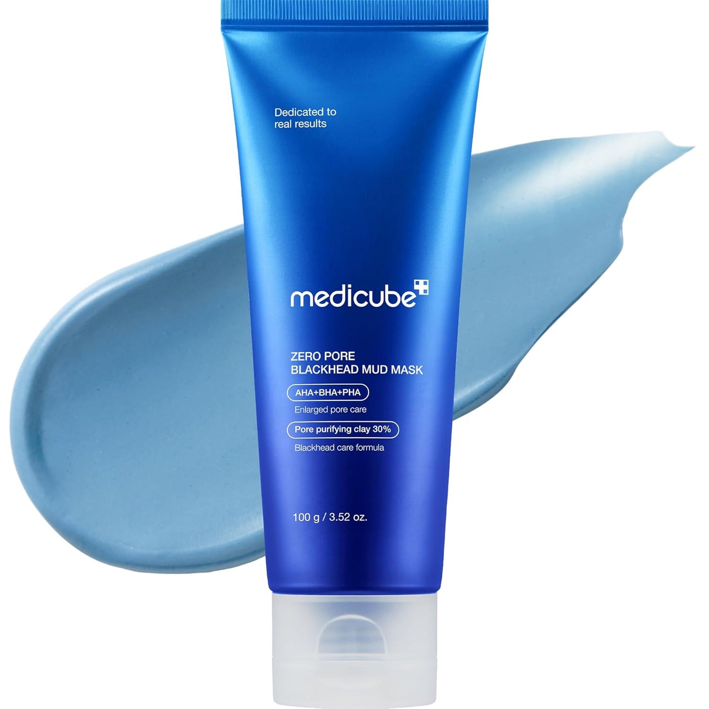 Medicube Zero Pore Blackhead Mud Mask, 3.52 oz – 3-Minute Quick-Dry Formula with AHA, BHA, PHA & Pore-Purifying Clay for Skin Cooling, Tightening, and Blackhead Care – Korean Skin Care