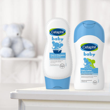 Cetaphil Baby Wash & Shampoo, 13.5oz (Pack of 2) | Hypoallergenic, Soap-Free, Gentle for Everyday Use