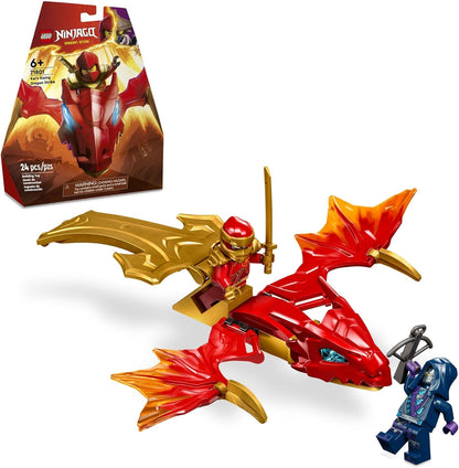 LEGO NINJAGO Kai’s Rising Dragon Strike Building Set – Ninja Battle Playset with Kai Minifigure, Perfect Gift for Kids Aged 6+ and Ninja Fans, 71801