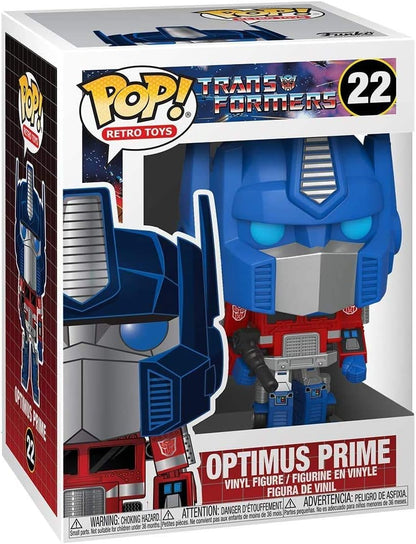 POP Optimus Prime #22 Retro Toys Transformers Vinyl Figure (with EcoTek Protector for Display Box Protection)