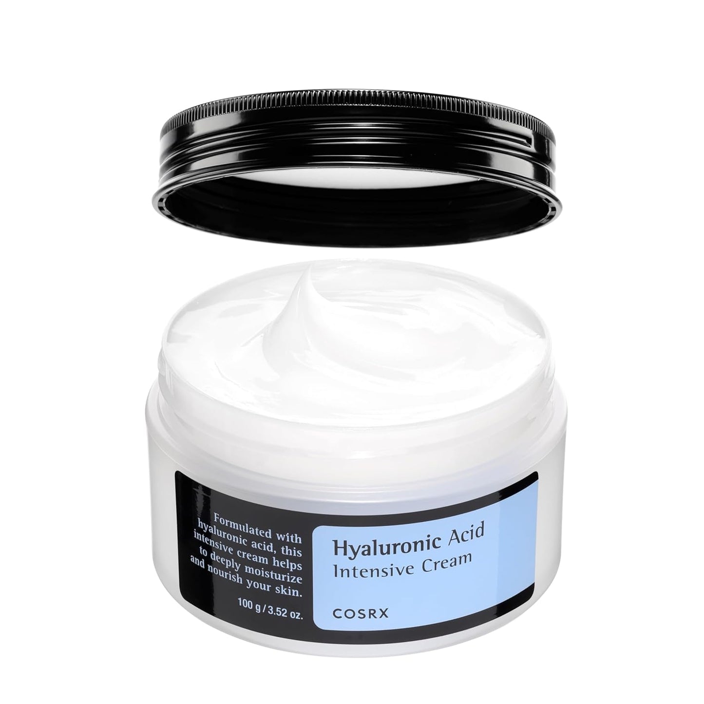 COSRX Hyaluronic Acid Moisturizing Cream – 3.52 oz | Rich Hydration for Sensitive Skin, Long-Lasting Moisturizer, Korean Skin Care