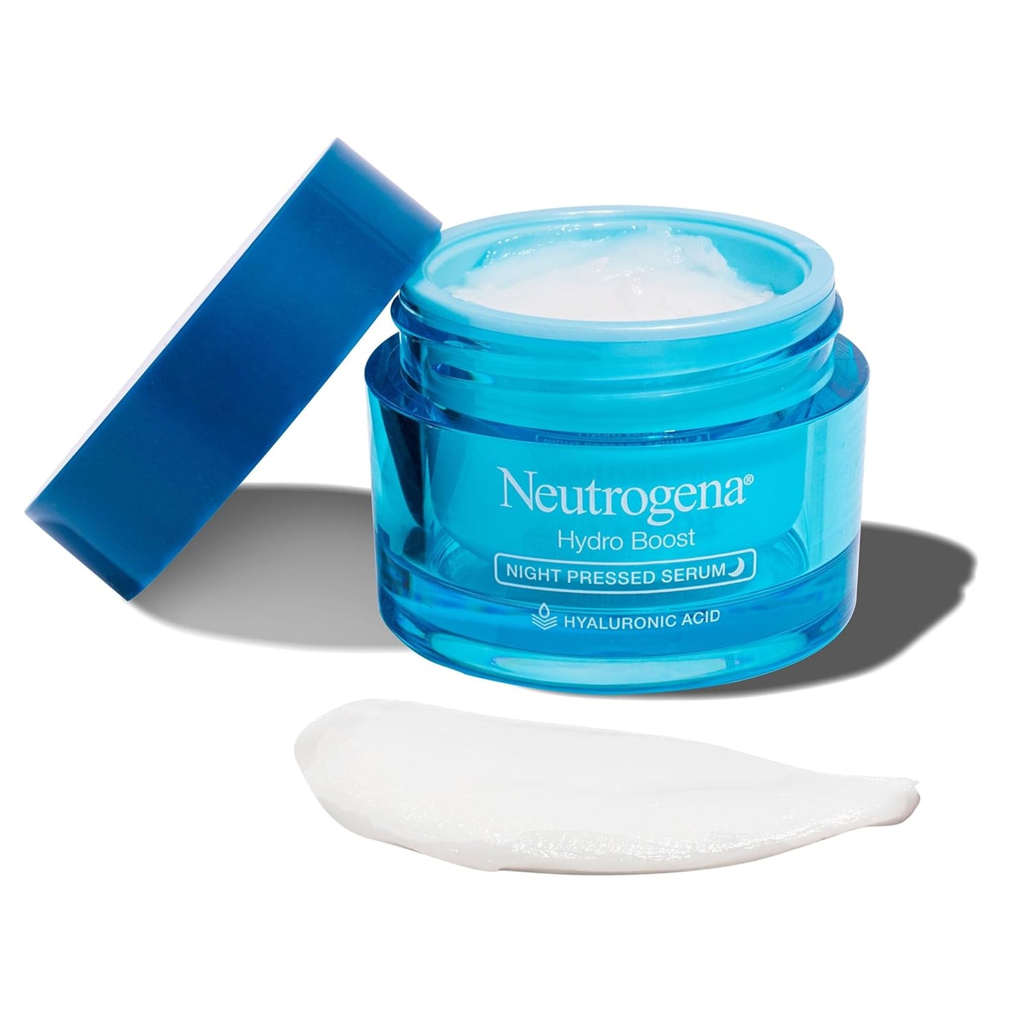 Neutrogena Hydro Boost Night Pressed Serum with Hyaluronic Acid, 1.7 oz – Overnight Hydration Facial Moisturizer for Normal to Extra Dry Skin