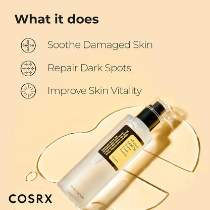 COSRX Advanced Snail 96 Mucin Power Essence – 3.38 fl. oz (100ml) | Hydrating Face Serum for Radiant, Glowing Skin, Perfect for Self-Care & Under Makeup