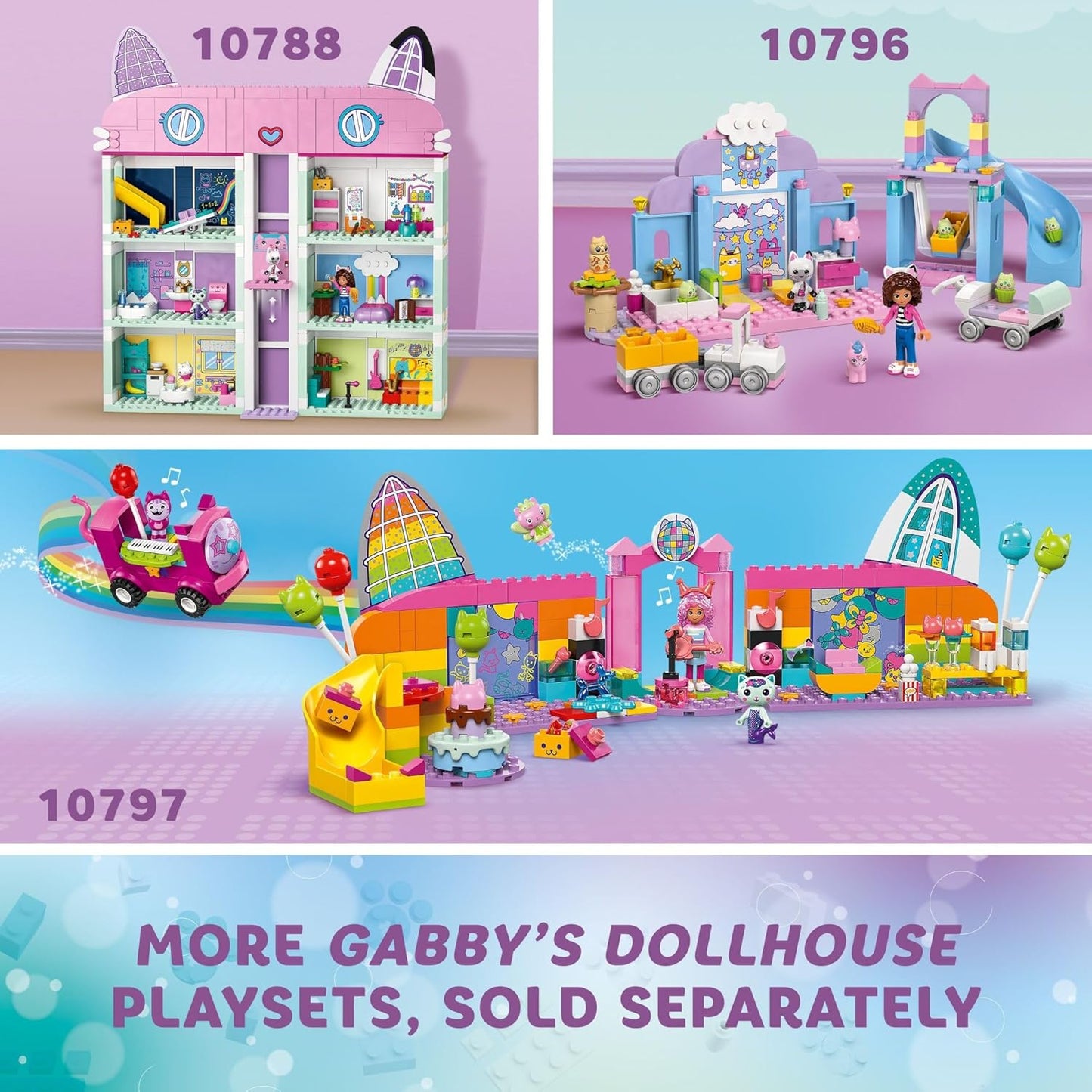 LEGO Gabby's Dollhouse Crafting with Baby Box Building Set – Pretend Play Toy Figures & Playset for Kids Aged 4+, Perfect Birthday Gift for Girls & Boys, 10795