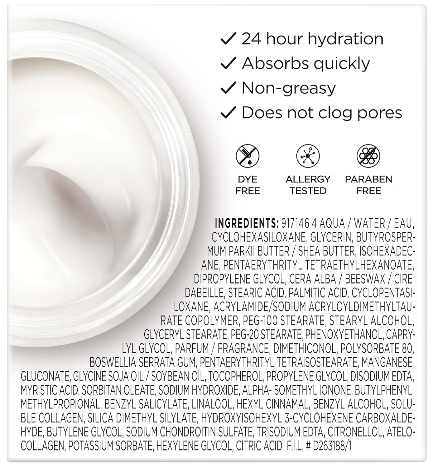 L’Oreal Paris Collagen Daily Face Moisturizer: Anti-Aging Cream to Reduce Wrinkles and Provide Intense Hydration, 1.7 oz