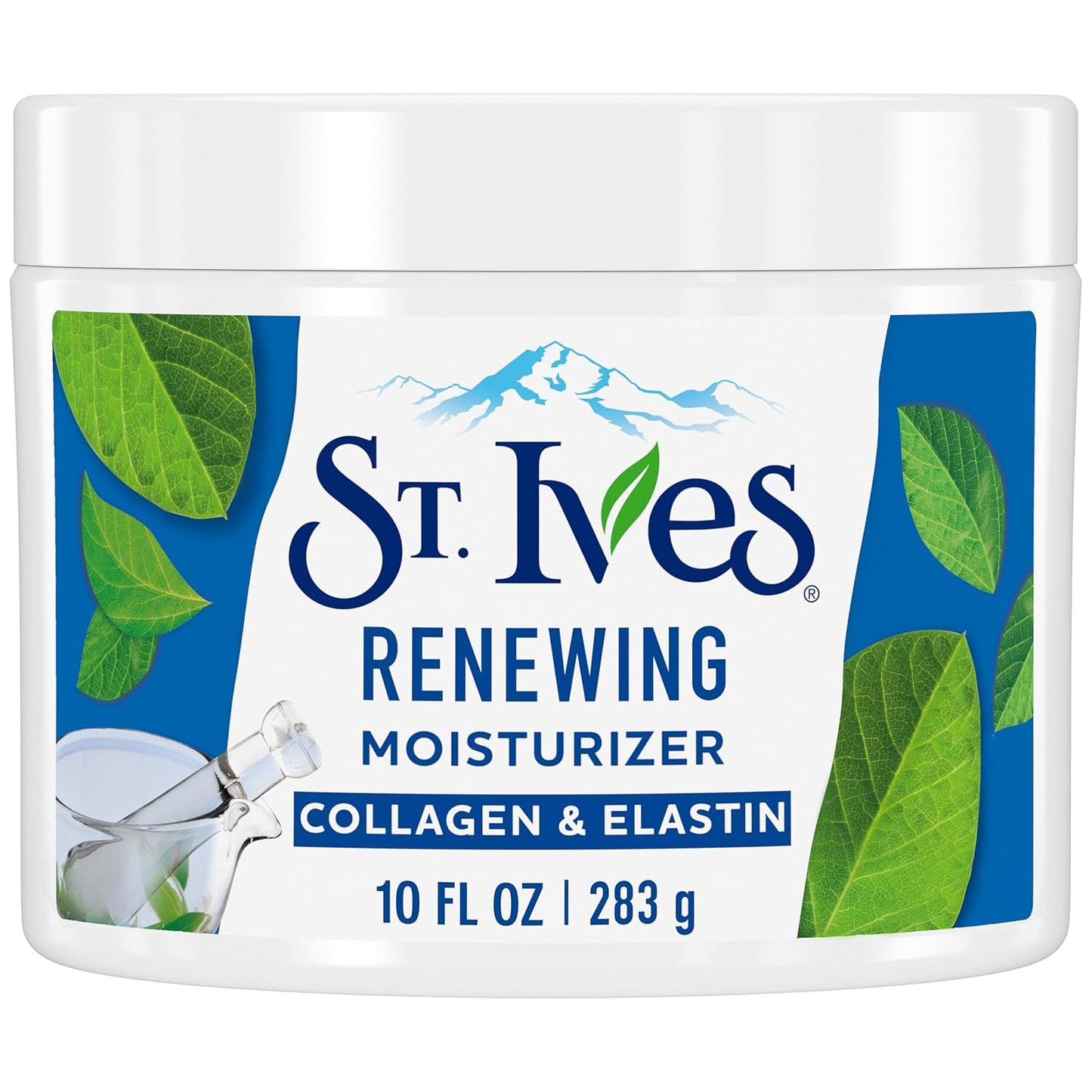 St. Ives Renewing Collagen & Elastin Face Moisturizer Cream, 10 oz | Paraben-Free & Dermatologist-Tested Hydrating Facial Cream for Women