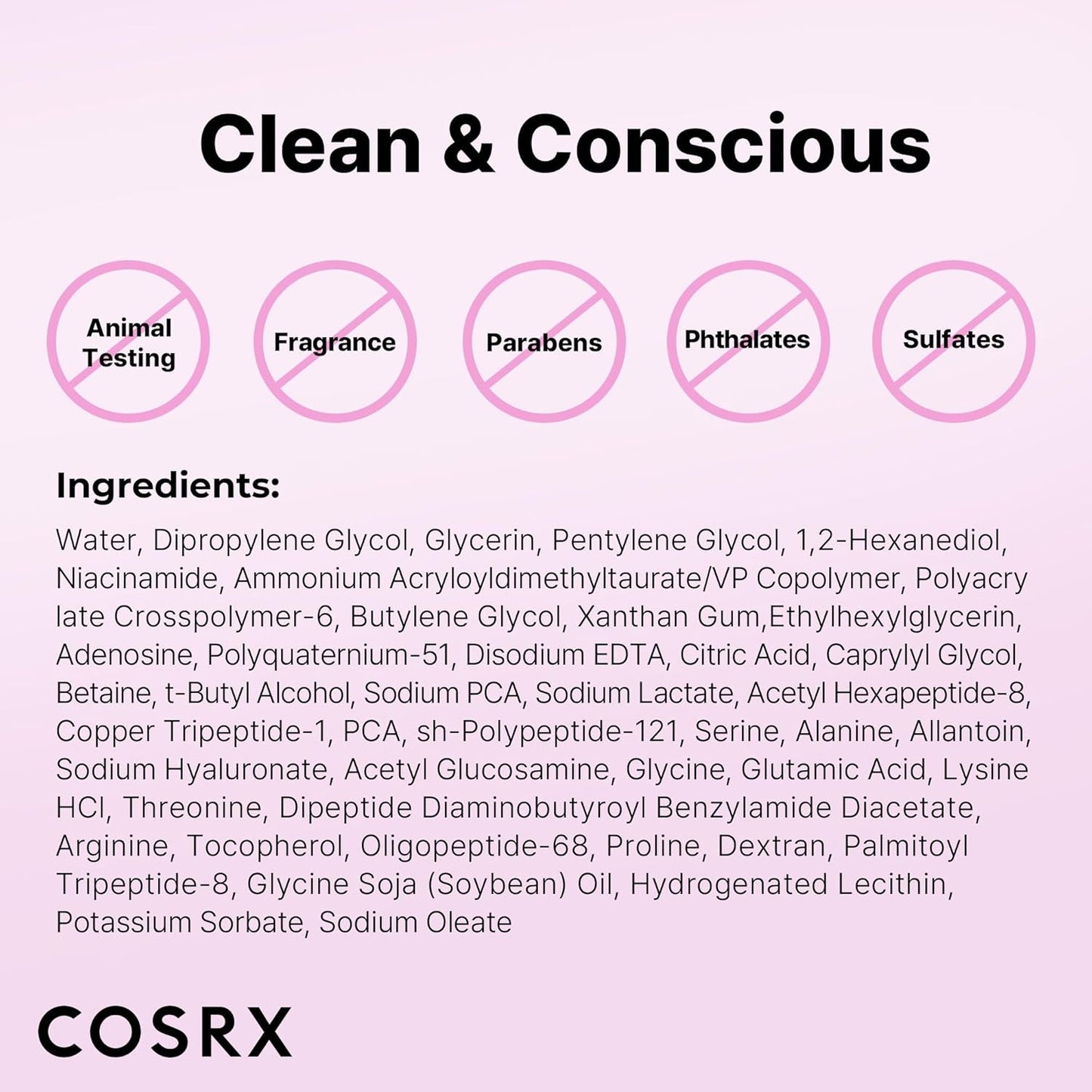 COSRX 6X Peptide Collagen Booster Toner Serum – Niacinamide & Hyaluronic Acid Facial Essence for Skin Renewal, Hydrating & Paraben-Free, Korean Skin Care, 5.07 fl oz (150mL)