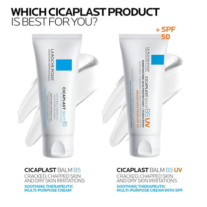 La Roche-Posay Cicaplast Balm B5 UV SPF 50: Multi-Purpose Skin Protectant with Vitamin B5, Shea Butter, Madecassoside & Zinc Oxide, for Dry Skin and Post-Treatment Care