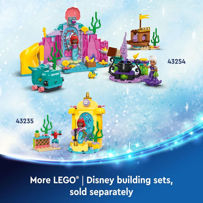 LEGO Disney Princess Ariel’s Music Stage – Buildable Toy Set with Ariel and 2 Iconic Characters, Perfect Disney Gift for Kids Aged 4+, 43235