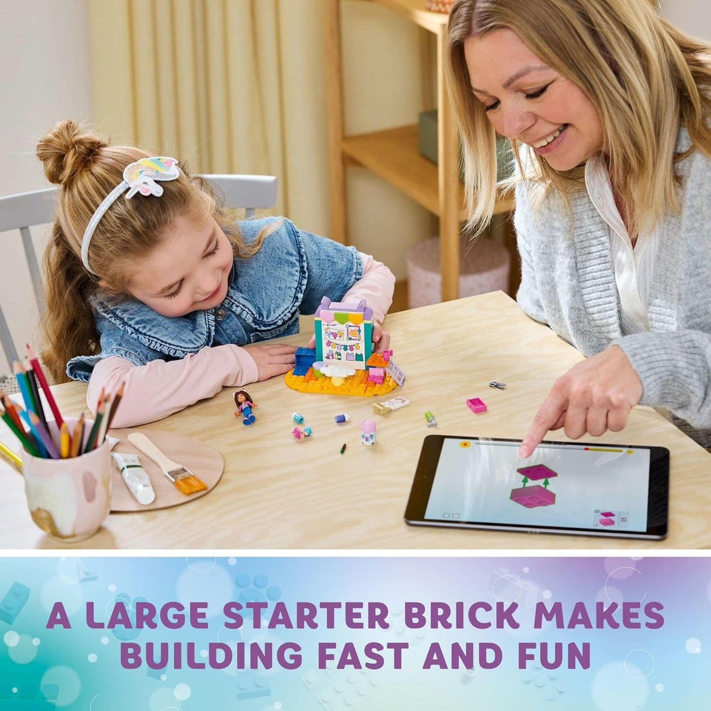 LEGO Gabby's Dollhouse Crafting with Baby Box Building Set – Pretend Play Toy Figures & Playset for Kids Aged 4+, Perfect Birthday Gift for Girls & Boys, 10795